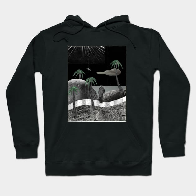 Lonely Isolated Walk at the Beach Hoodie by imaginachine